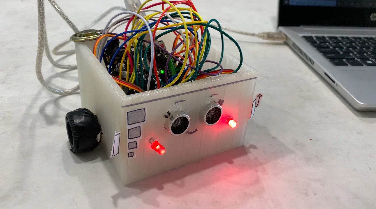 photo of georgia's robot project